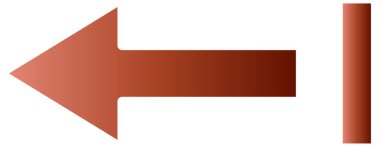 ok vektör simgesi, arayüz konsepti arkaplanı