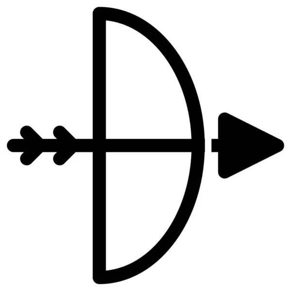 Einfaches Und Minimalistisches Vektorsymbol Auf Weiß — Stockvektor