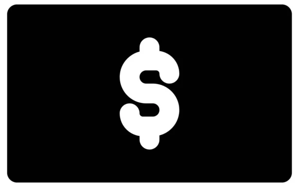 Dollar Symbol Vektor Illustration Währungskonzept — Stockvektor