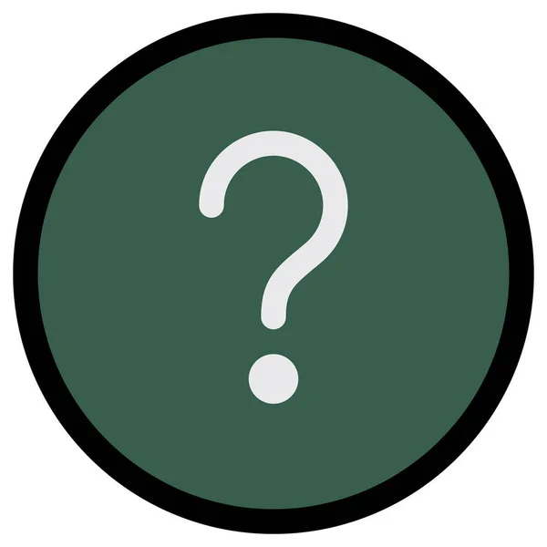 Question Mark Icon Vector — Stock Vector