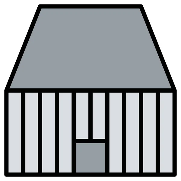 倉庫のベクトル図 — ストックベクタ