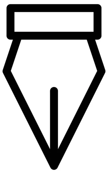 Stift Einfaches Vektor Symbol — Stockvektor