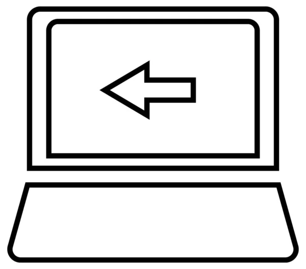 Computer Und Geräte Vektor Symbol — Stockvektor