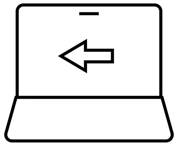 Icône Vectorielle Ordinateur Périphériques — Image vectorielle