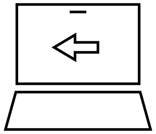 Diseño Web Vector Icono — Vector de stock