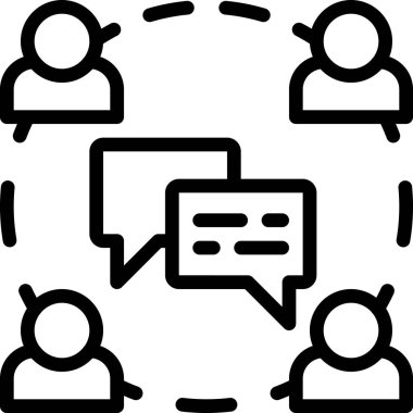 ileti simgesi, vektör illüstrasyonu