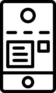 Sohbet simgesi, basit vektör illüstrasyonu 