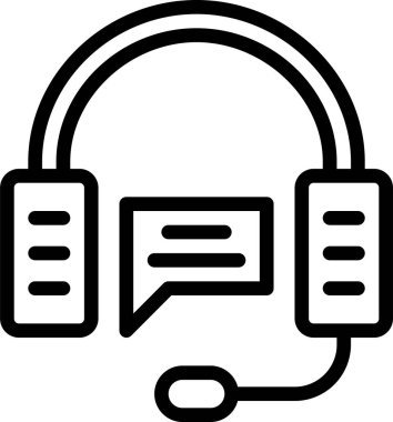 Beyaz arkaplanda teknik destek simgesi