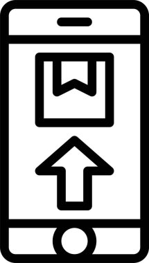 Paket simgesi al, basit vektör illüstrasyonu 