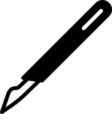 Bıçak. Web simgesi basit illüstrasyon