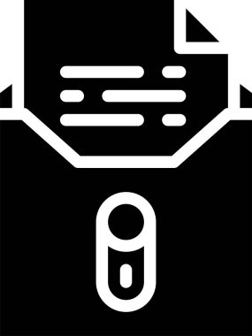 Sınav sonuçlu zarfın basit vektör illüstrasyonu