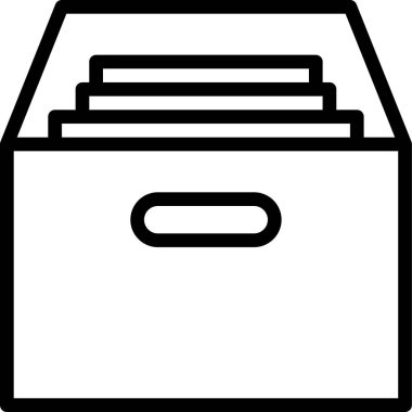 Okul ve eğitim vektör simgesini arşivle.