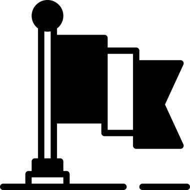 bayrak simgesi, vektör illüstrasyonu