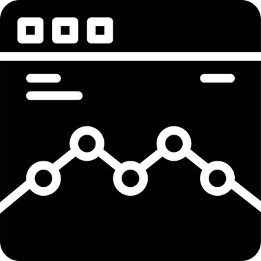 Beyaz arkaplanda basit vektör simgesi