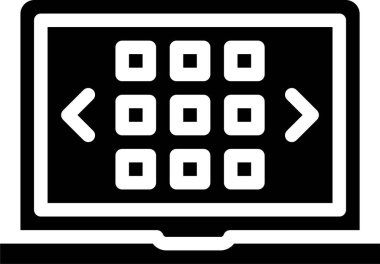 Uygulama simgesi, basit vektör illüstrasyonu 