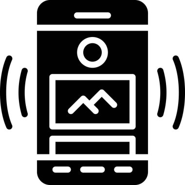 telefon simgesi, vektör illüstrasyonu