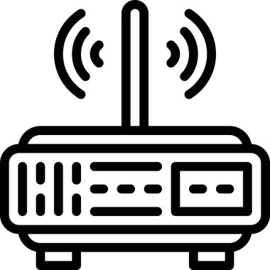 Yönlendirici simgesi, vektör illüstrasyonu