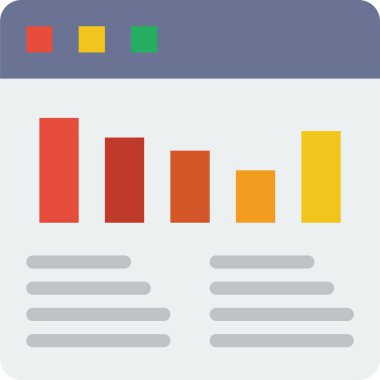 Beyaz arkaplanda basit vektör simgesi