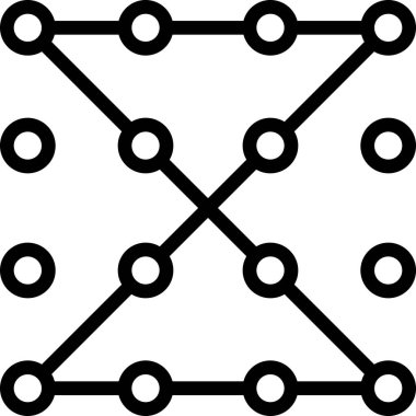 soyut geometrik şekilli vektörsüz desen 