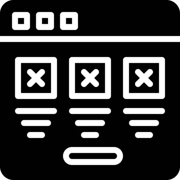 Mathematisches Barcode Vektor Symbol — Stockvektor