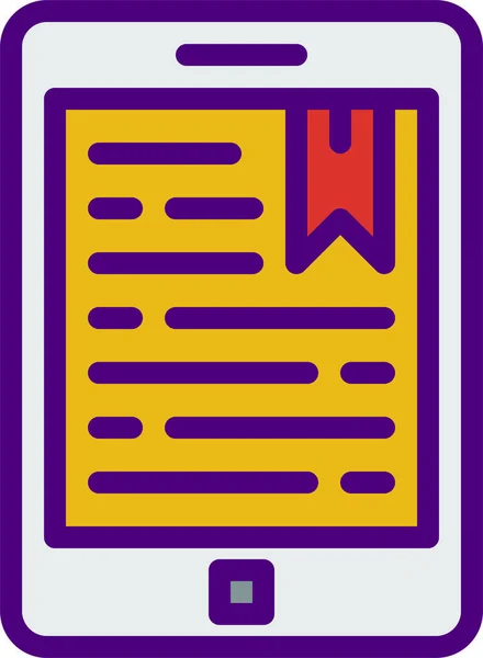 Kindle web simgesi vektör illüstrasyonu