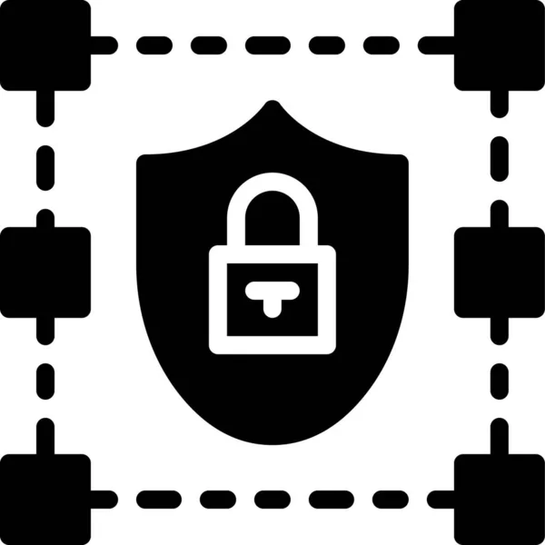 Security Protection Vector Icon — Stock Vector