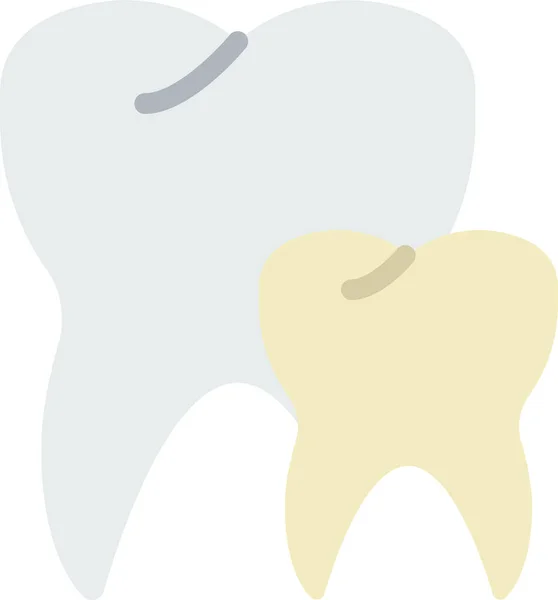 Icona Dei Denti Illustrazione Vettoriale — Vettoriale Stock