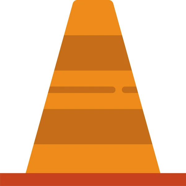 Cone Web Icon Simple Design — Stock Vector