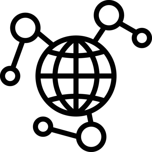 Projekt Koncepcji Sieci Web Prosty Wektor Ilustracji — Wektor stockowy