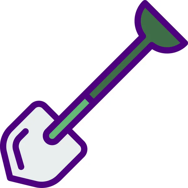 Shovel Icon Vector Illustration — Stock Vector