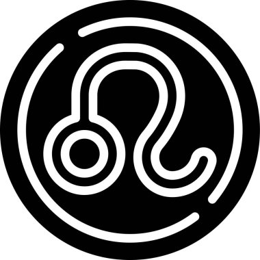 leo. Web simgesi basit illüstrasyon