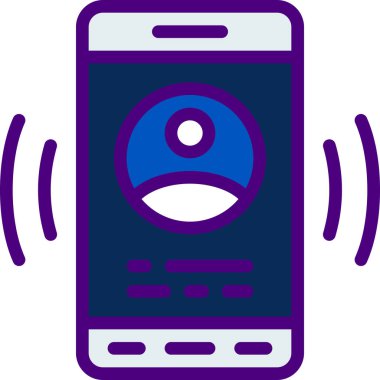 cep telefonu vektör simgesi beyaz arkaplanda izole edildi