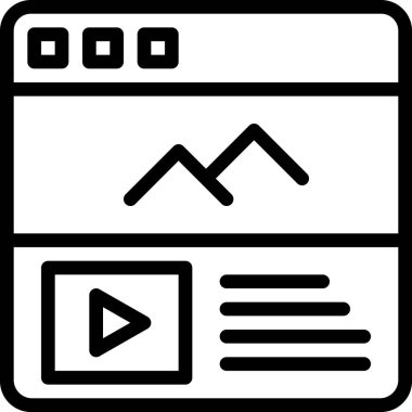 Web tasarımı ve geliştirme vektörü simgesi