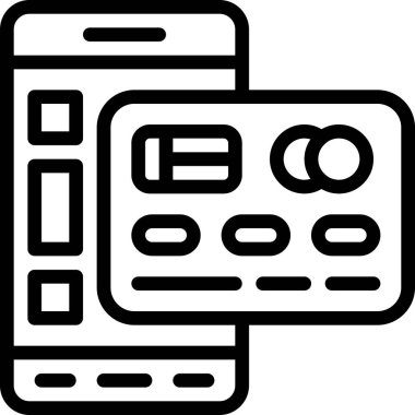 Alışveriş ve ticaret hattı vektör simgesi. 