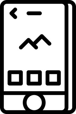 resim simgesi, vektör çizimi 