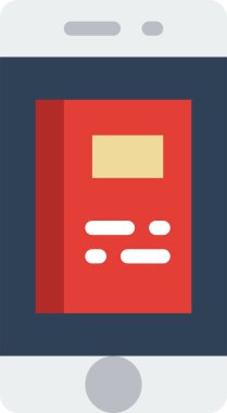 telefon rehberi vektör simgesi.