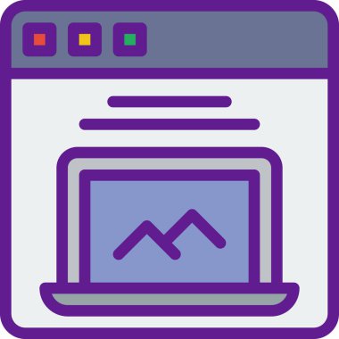 Seo simgesinin vektör illüstrasyonu