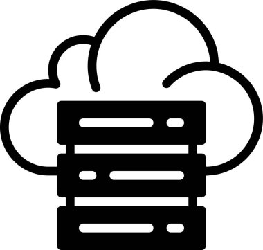 veri depolama vektörü simgesi