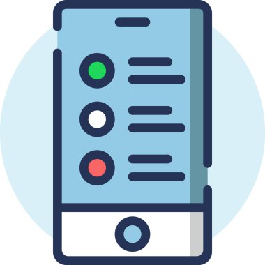 Ayarlar simgesi, basit vektör illüstrasyonu 