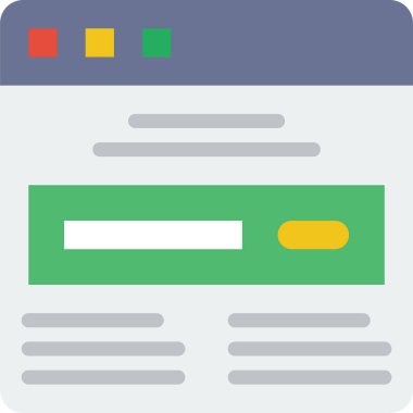 Web ve mobil uygulama için bir arkaplan vektör çizimi 