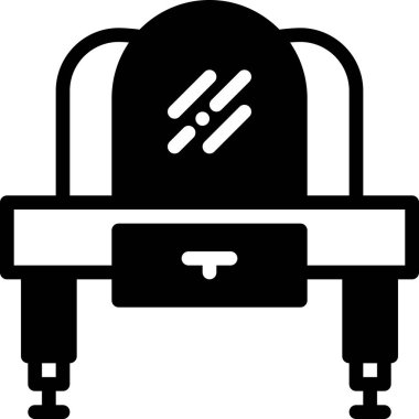 Vanity web simgesi basit illüstrasyon