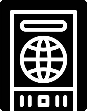 Arama simgesi, basit vektör illüstrasyonu 