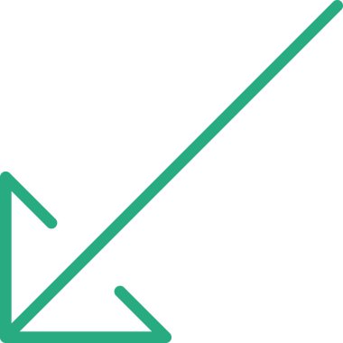 sol yön basit vektör simgesi