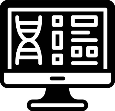 Bilim ve teknoloji çizgi vektör simgesi.