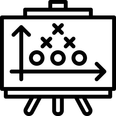 Taktik simgesi, vektör çizimi