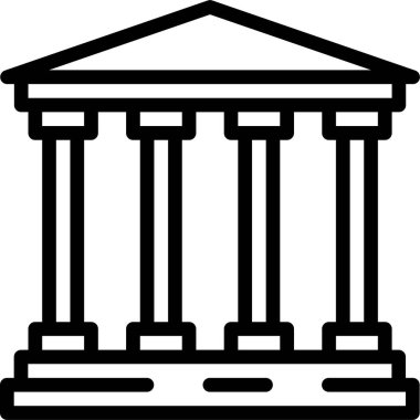 Banka oluşturma vektör simgesi