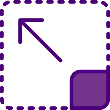 Sağ alttaki ok. Web simgesi basit illüstrasyon