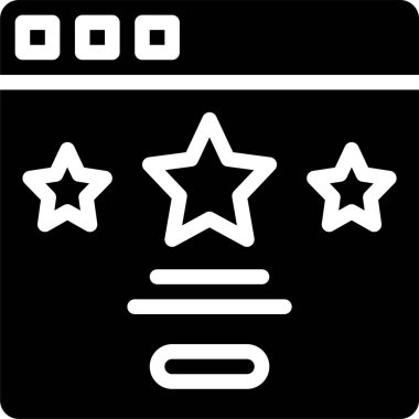 yıldız simgesi, vektör çizimi