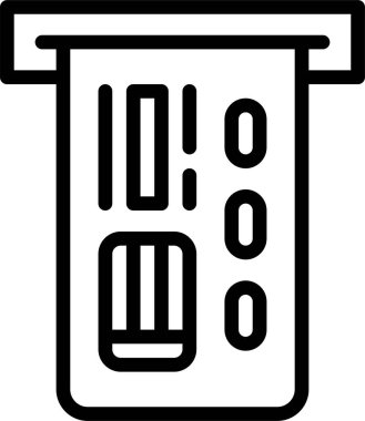 Banka. Web simgesi basit tasarım