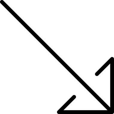 Ok. Web simgesi basit illüstrasyon